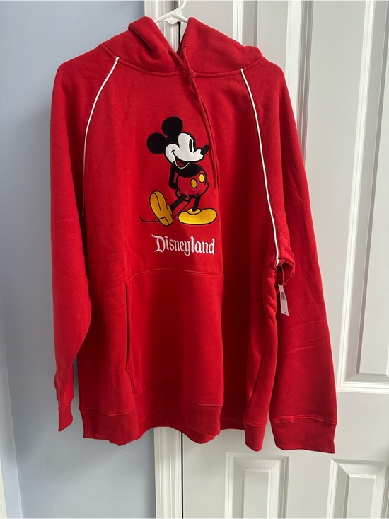 Disney Other - Disney Red Mickey Mouse Hooded Sweatshirt